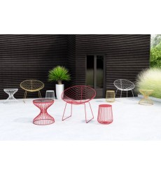  Rose Side Table Gold (101035) - Zuo Modern