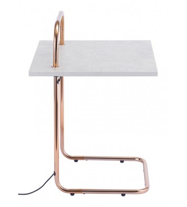  Essex Wireless Charging Side Table (101037) - Zuo Modern