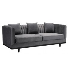  Garland Sofa  Gray Velvet (101044) - Zuo Modern