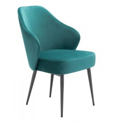  Savon Dining Chair Green Velvet (101075) - Zuo Modern