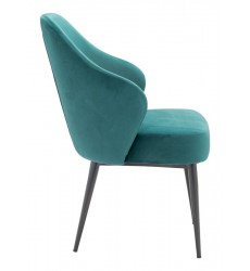  Savon Dining Chair Green Velvet (101075) - Zuo Modern
