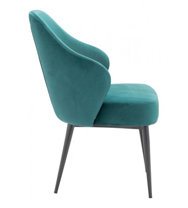  Savon Dining Chair Green Velvet (101075) - Zuo Modern