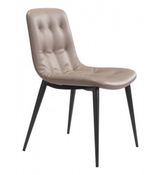  Tangiers Dining Chair Taupe (101082) - Zuo Modern