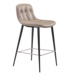  Tangiers Counter Chair Taupe (101084) - Zuo Modern