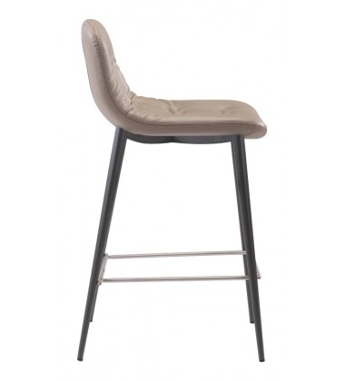  Tangiers Counter Chair Taupe (101084) - Zuo Modern