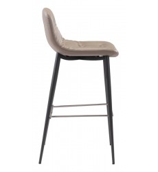  Tangiers Bar Chair Taupe (101086) - Zuo Modern