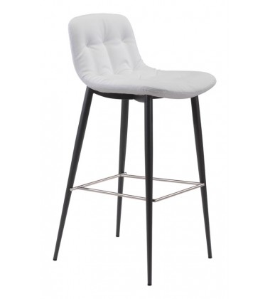  Tangiers Bar Chair White (101087) - Zuo Modern