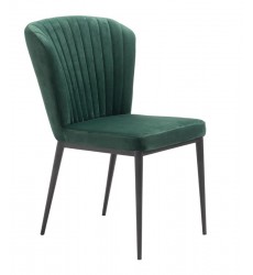  Tolivere Dining Chair Green Velvet (101100) - Zuo Modern