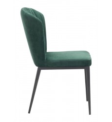  Tolivere Dining Chair Green Velvet (101100) - Zuo Modern