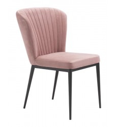  Tolivere Dining Chair Pink Velvet (101101) - Zuo Modern