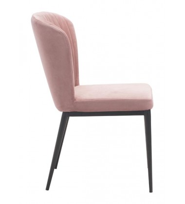  Tolivere Dining Chair Pink Velvet (101101) - Zuo Modern