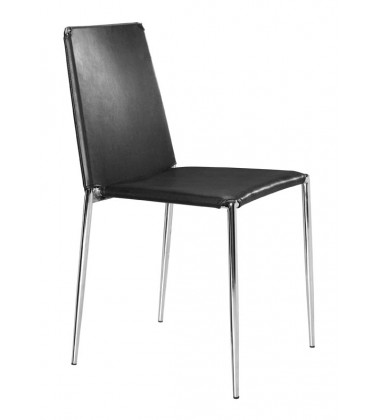  Alex Dining Chair Black (101105) - Zuo Modern