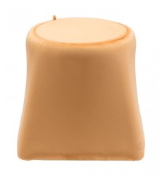 Botanical Ottoman  Brown Velvet (101118) - Zuo Modern