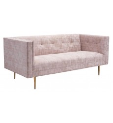  Oasis Sofa Pink Velvet (101137) - Zuo Modern