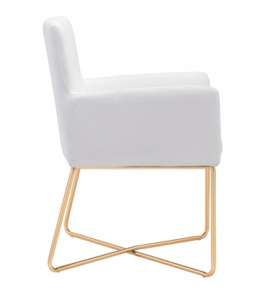 Honoria Arm Chair White (101147) - Zuo Modern  Honoria Arm Chair White (101147) - Zuo Modern