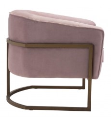 Lyric Occasional Chair Pink Velvet  (101151) - Zuo Modern  Lyric Occasional Chair Pink Velvet  (101151) - Zuo Modern