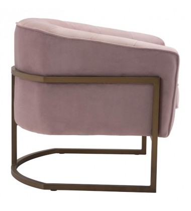  Lyric Occasional Chair Pink Velvet  (101151) - Zuo Modern