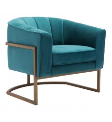Lyric Occasional Chair Green Velvet  (101152) - Zuo Modern  Lyric Occasional Chair Green Velvet  (101152) - Zuo Modern