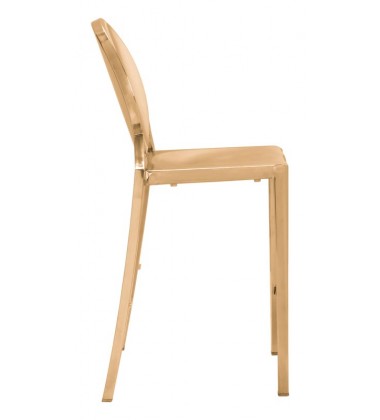  Eclipse Counter Chair Gold (101185) - Zuo Modern