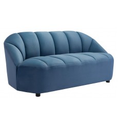  Paramount Sofa Dark Blue Velvet (101215) - Zuo Modern