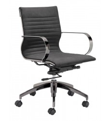  Kano Office Chair Gray Velvet (101268) - Zuo Modern