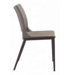  Ace Dining Chair Gray & Walnut (101282) - Zuo Modern