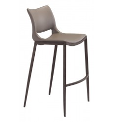  Ace Bar Chair Gray & Walnut (101286) - Zuo Modern