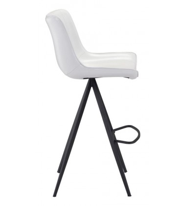  Aki Bar Chair White & Black (101287) - Zuo Modern