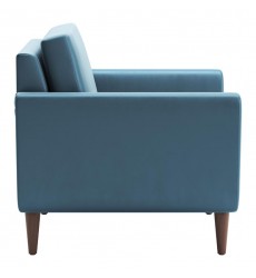  Mirabelle Arm Chair Teal Velvet (101336) - Zuo Modern