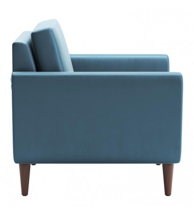  Mirabelle Arm Chair Teal Velvet (101336) - Zuo Modern