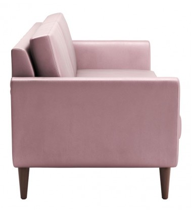  Mirabelle Sofa Pink Velvet (101338) - Zuo Modern