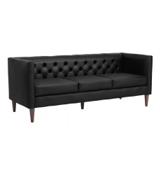  Grant Sofa Black Velvet (101339) - Zuo Modern