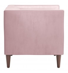  Grant Arm Chair Pink Velvet (101342) - Zuo Modern