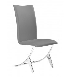  Delfin Dining Chair Gray (102106) - Zuo Modern