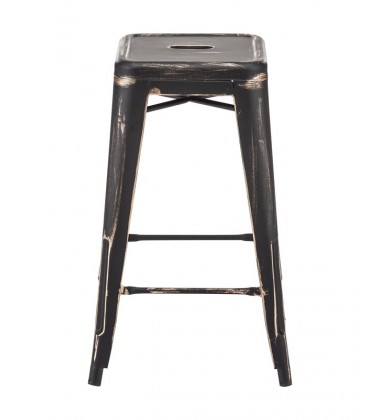  Marius Counter Stool Anti Black Gold (106112) - Zuo Modern