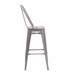  Elio Bar Chair Gunmetal (106120) - Zuo Modern