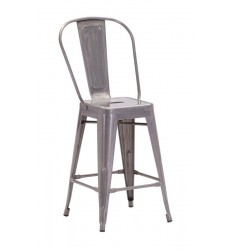  Elio Counter Chair Gunmetal (106121) - Zuo Modern