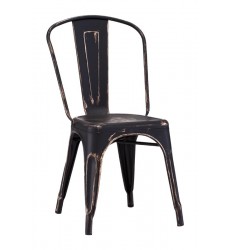  Elio Dining Chair Anti Black Gold (108143) - Zuo Modern