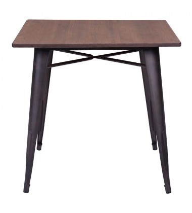  Titus Dining Table Rusty Wood (109124) - Zuo Modern