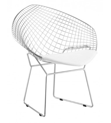  Net Dining Chair White (188021) - Zuo Modern