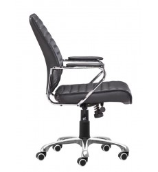 Enterprise Low Back Office Chair Black (205164) - Zuo Modern