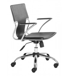  Trafico Office Chair Black (205181) - Zuo Modern