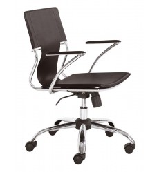 Trafico Office Chair Espresso (205183) - Zuo Modern