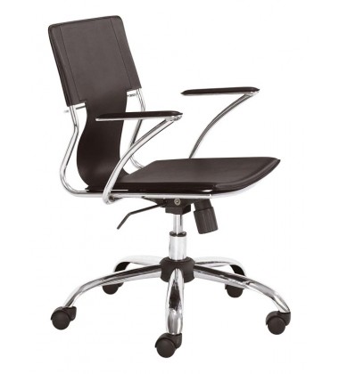  Trafico Office Chair Espresso (205183) - Zuo Modern