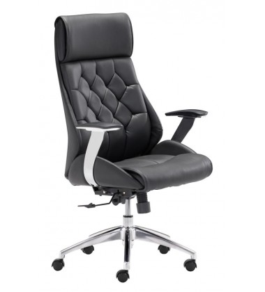  Boutique Office Chair Black (205890) - Zuo Modern