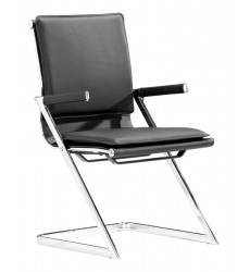  Lider Plus Conference Chair Black (215210) - Zuo Modern