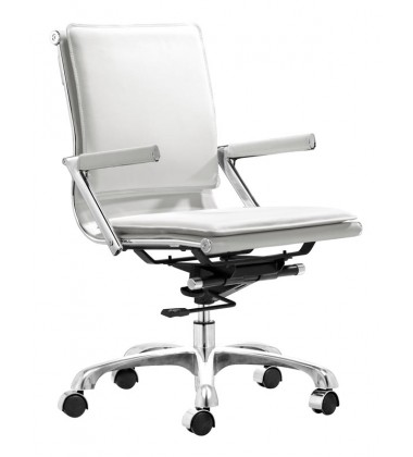  Lider Plus Office Chair White (215214) - Zuo Modern