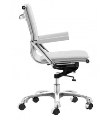  Lider Plus Office Chair White (215214) - Zuo Modern