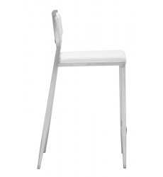  Dolemite Counter Chair White (300189) - Zuo Modern