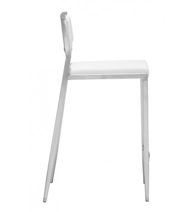  Dolemite Counter Chair White (300189) - Zuo Modern
